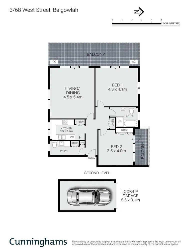 Floorplan of Homely apartment listing, 3/68 West Street, Balgowlah NSW 2093