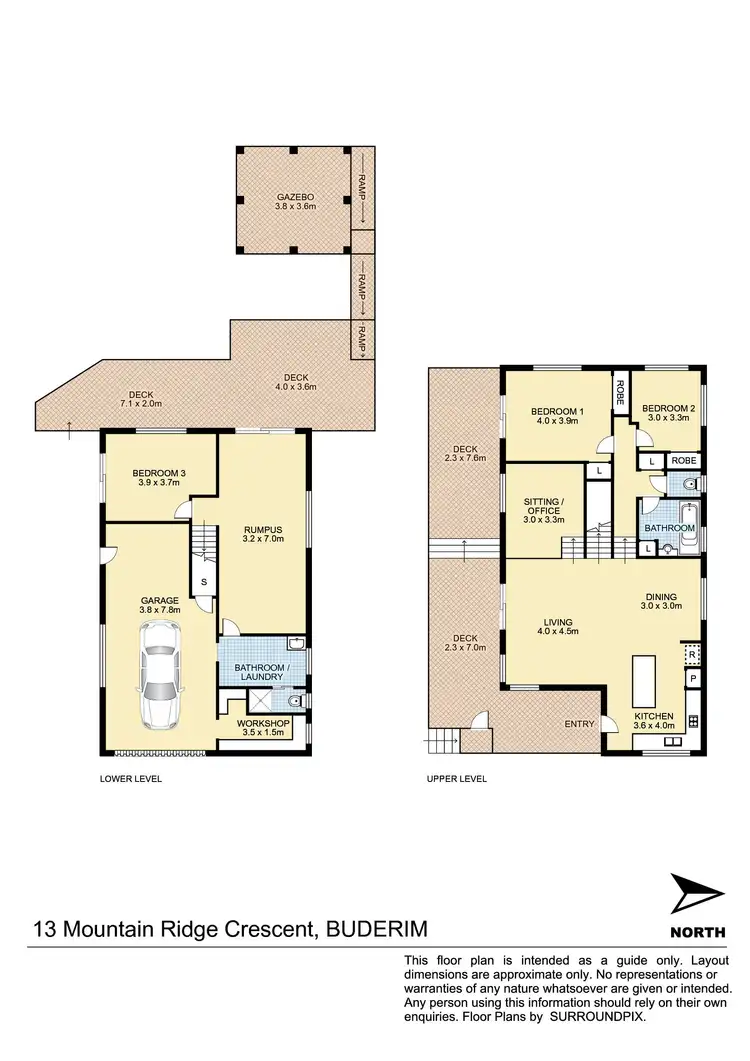 Floorplan of Homely house listing, 13 Mountain Ridge Crescent, Buderim QLD 4556