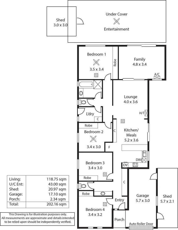 Floorplan of Homely house listing, 9 Humber Street, Holden Hill SA 5088