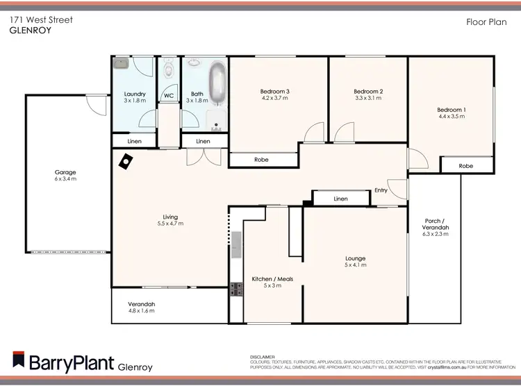 Floorplan of Homely house listing, 171 West Street, Glenroy VIC 3046