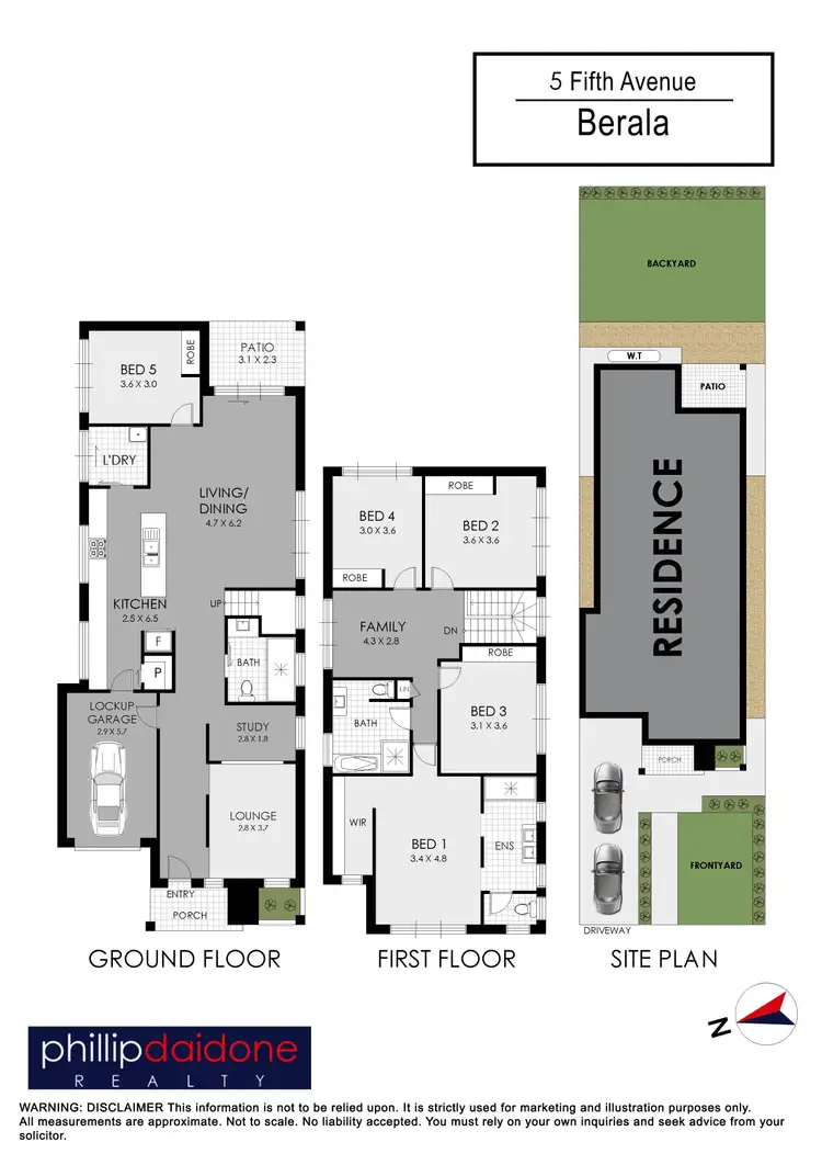 Floorplan of Homely house listing, 5 Fifth Avenue, Berala NSW 2141