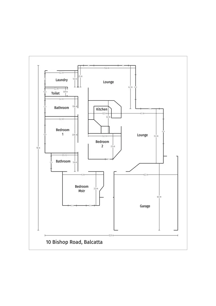 Floorplan of Homely house listing, 10 Bishop Road, Balcatta WA 6021