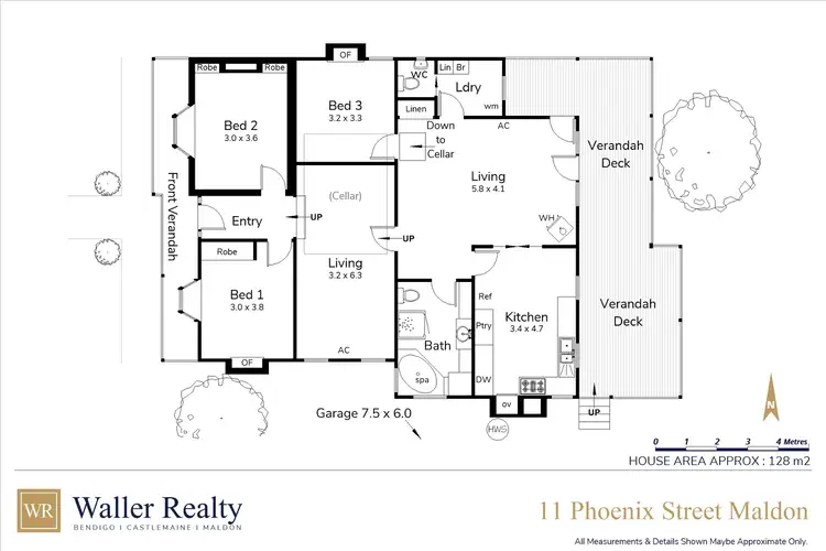 Floorplan of Homely house listing, 11 Phoenix Street, Maldon VIC 3463