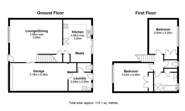 Floorplan of Homely townhouse listing, 12/5 Quinnia Court, Ferny Hills QLD 4055