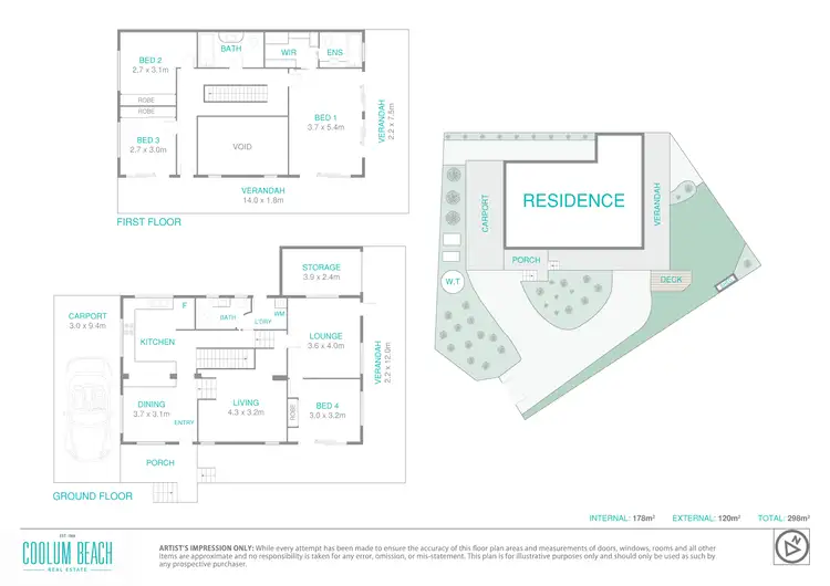 Floorplan of Homely house listing, 168 Centenary Heights Road, Coolum Beach QLD 4573