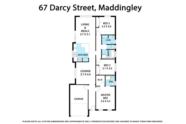 Floorplan of Homely house listing, 67 Darcy Street, Bacchus Marsh VIC 3340