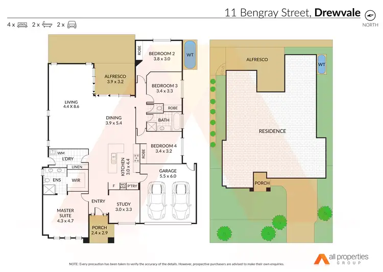 Floorplan of Homely house listing, 11 Bengray Street, Drewvale QLD 4116