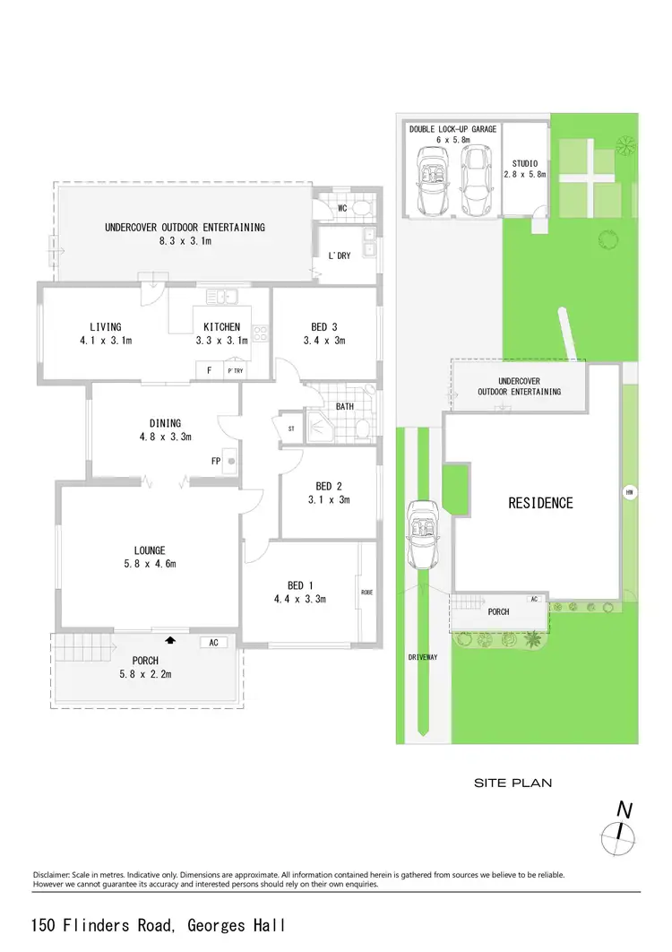 Floorplan of Homely house listing, 150 Flinders Road, Georges Hall NSW 2198