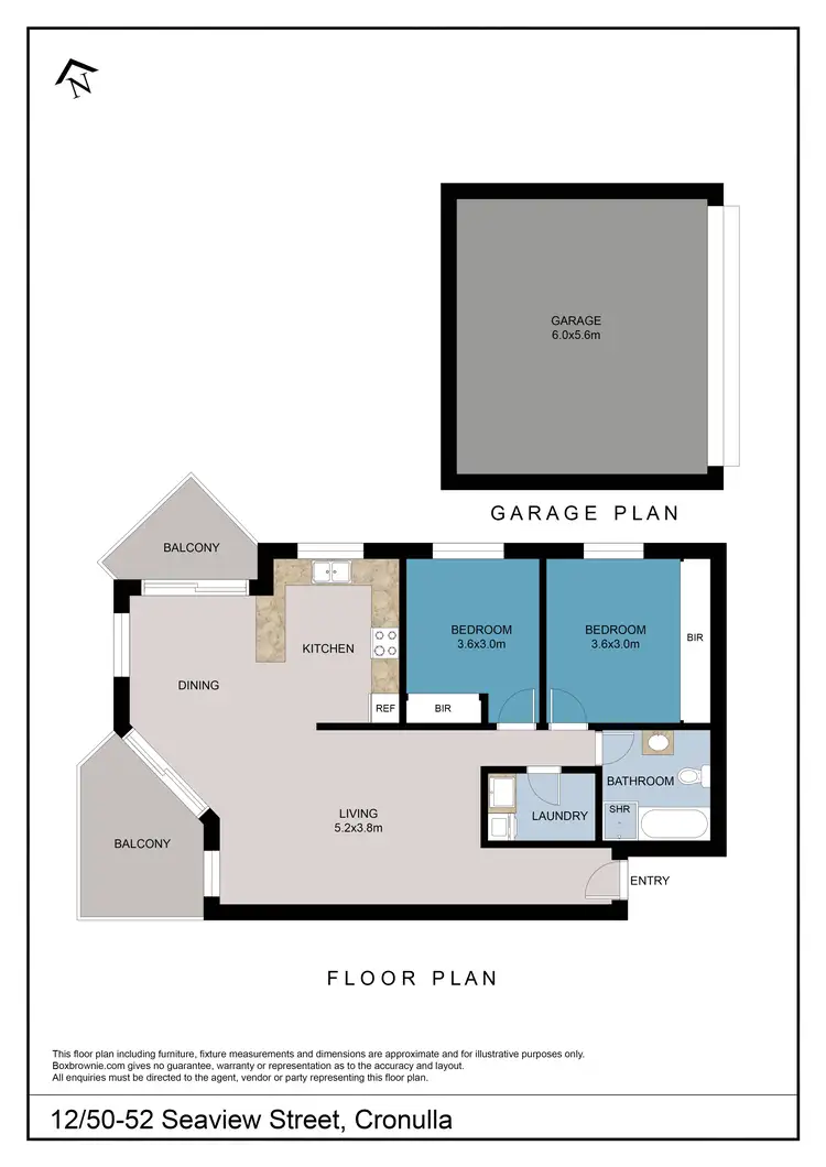 Floorplan of Homely apartment listing, 12/50 Seaview Street, Cronulla NSW 2230