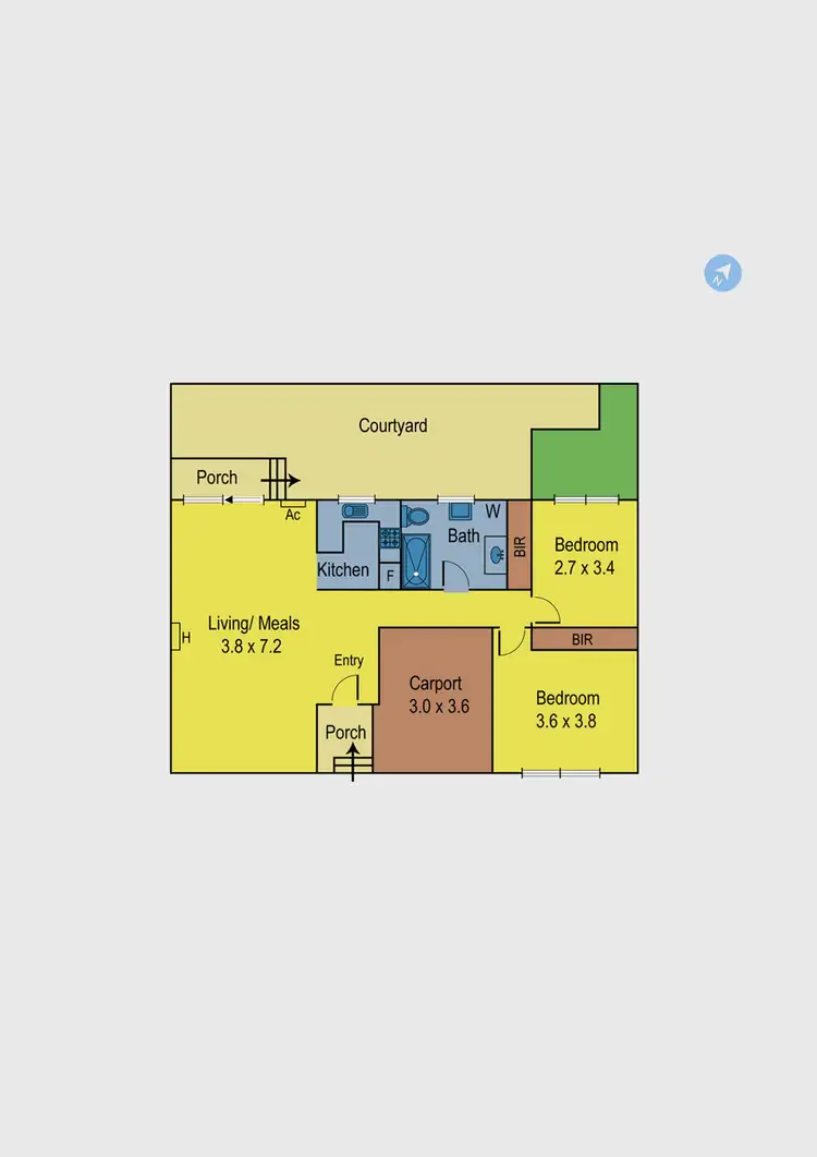 Floorplan of Homely unit listing, 5/39 Danin Street, Pascoe Vale VIC 3044