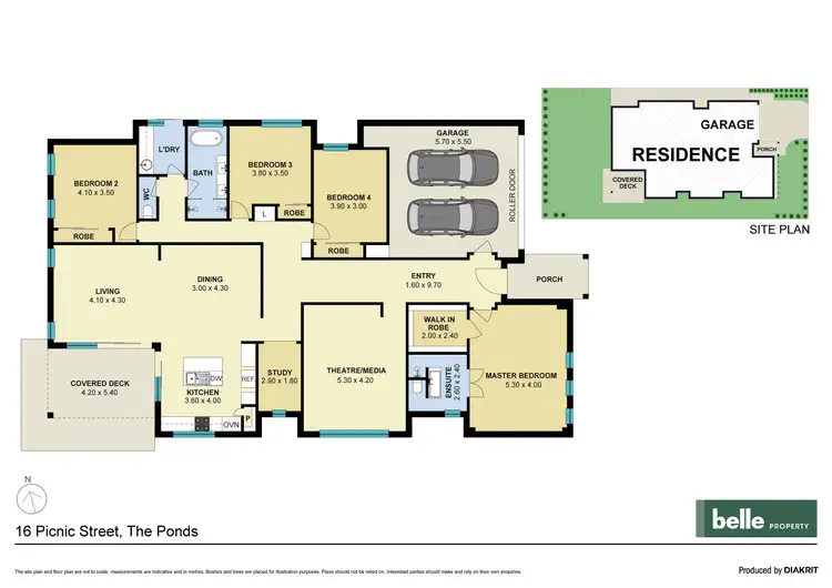 Floorplan of Homely house listing, 16 Picnic Street, The Ponds NSW 2769
