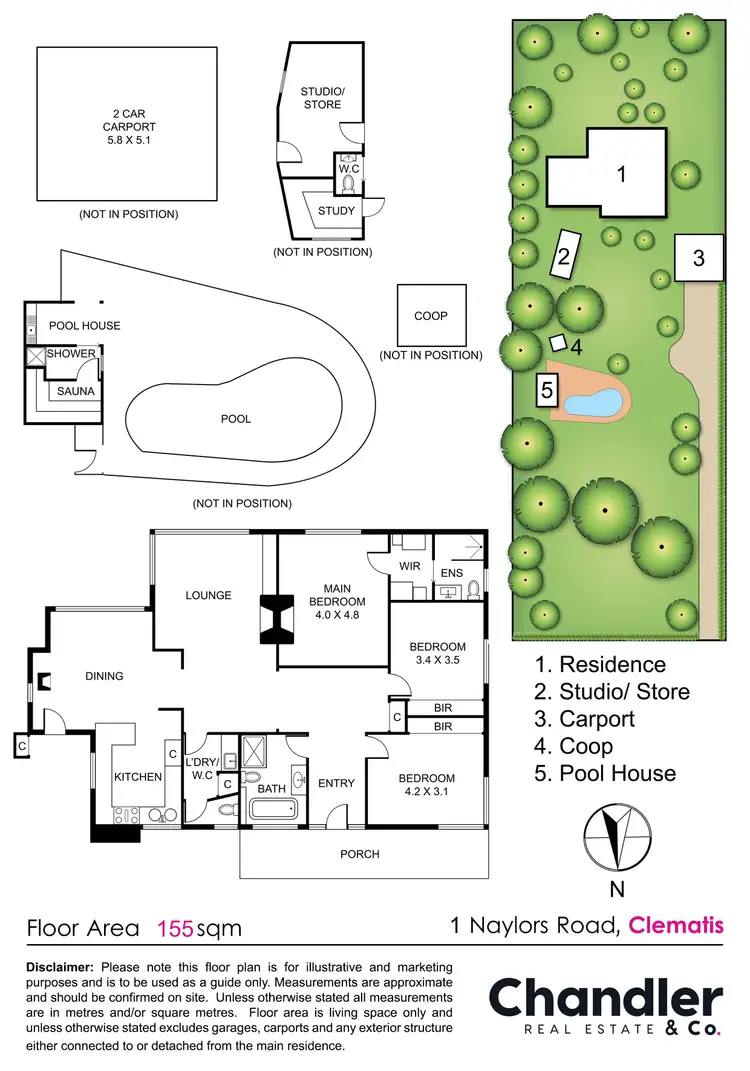 Floorplan of Homely house listing, 1 Naylors Road, Emerald VIC 3782