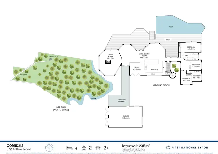Floorplan of Homely rural property listing, 272 Arthur Road, Corndale NSW 2480