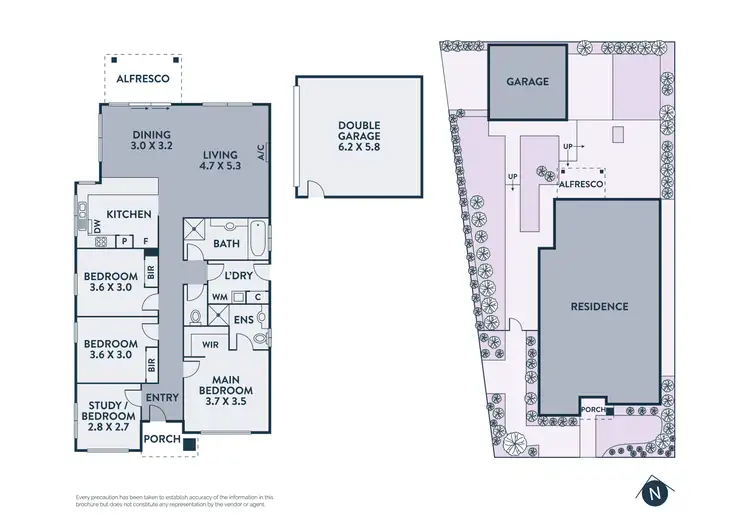 Floorplan of Homely house listing, 5 Luminous Street, Epping VIC 3076