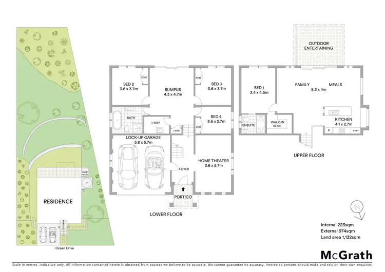 Floorplan of Homely house listing, 1 Ocean Drive, Macmasters Beach NSW 2251