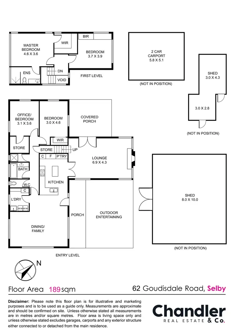 Floorplan of Homely house listing, 62 Goudiesdale Road, Selby VIC 3159