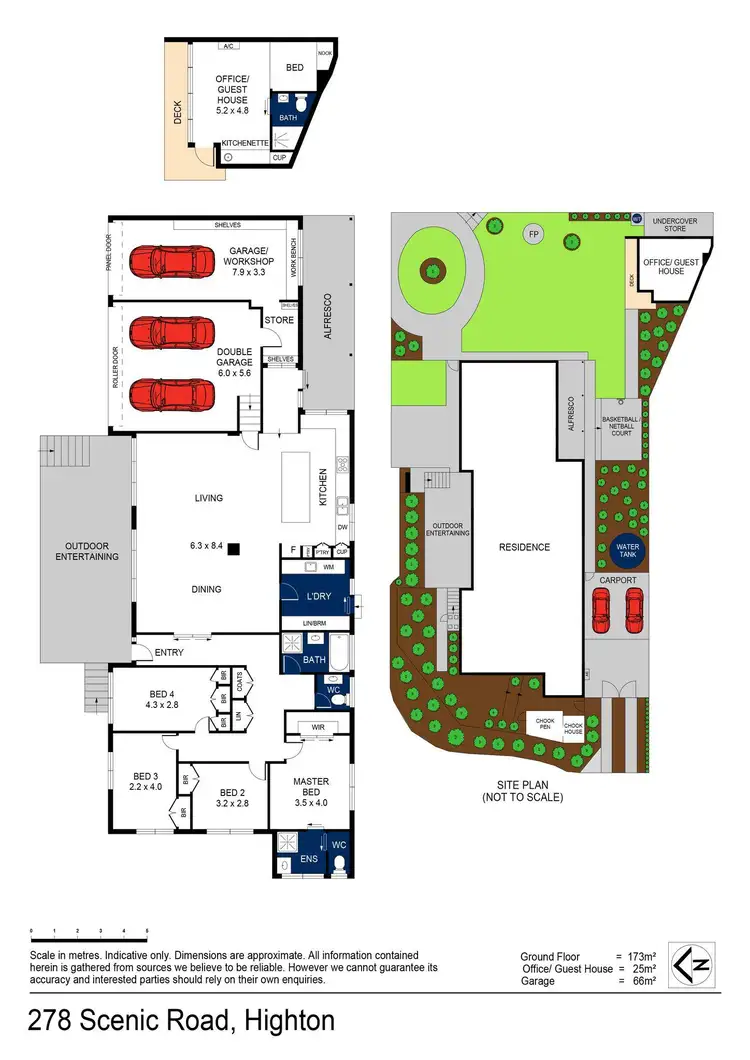 Floorplan of Homely house listing, 278 Scenic Road, Highton VIC 3216