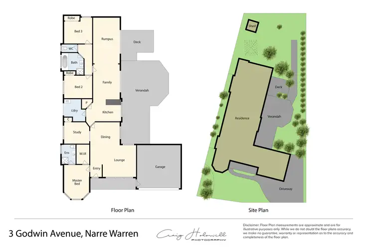 Floorplan of Homely house listing, 3 Godwin Avenue, Narre Warren VIC 3805