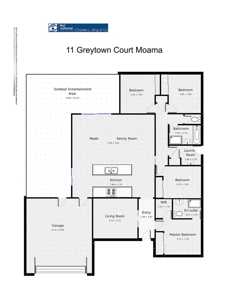 Floorplan of Homely house listing, 11 Greytown Court, Moama NSW 2731