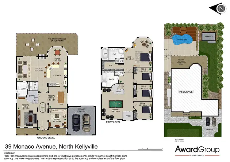 Floorplan of Homely house listing, 39 Monaco Avenue, North Kellyville NSW 2155