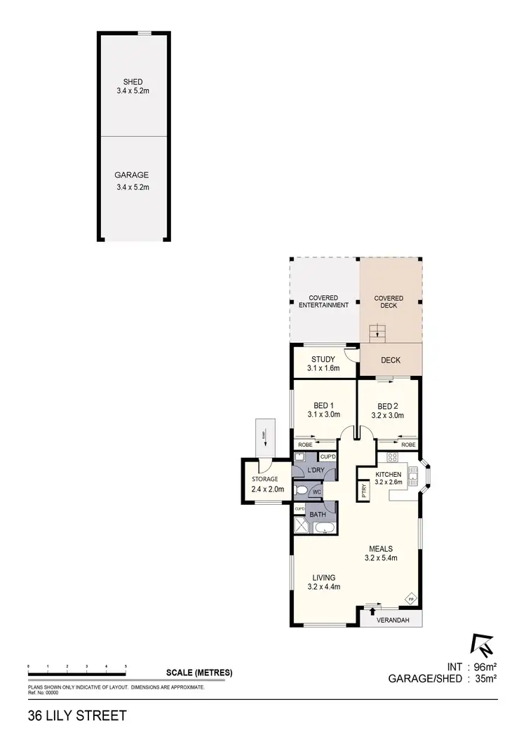 Floorplan of Homely house listing, 36 Lily Street, Bridgewater VIC 3516