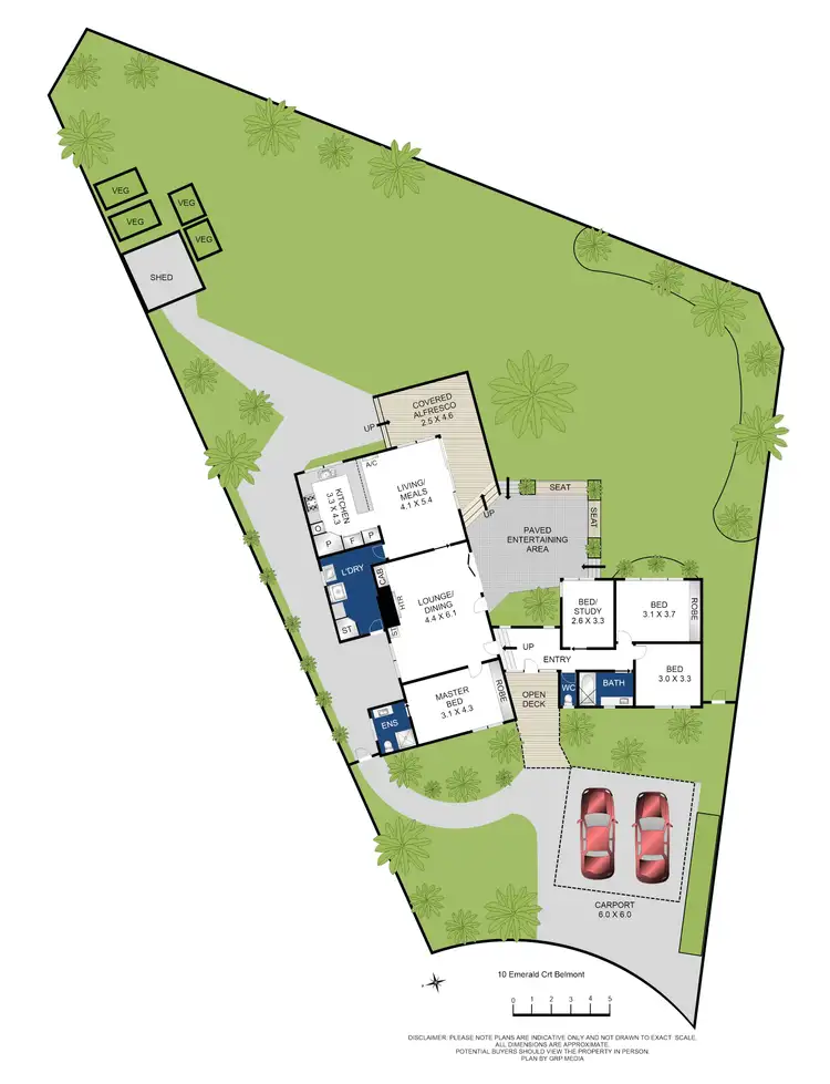 Floorplan of Homely house listing, 10 Emerald Court, Belmont VIC 3216
