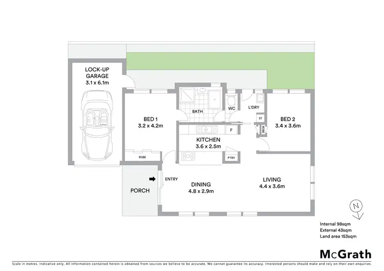 Floorplan of Homely unit listing, 6/43-45 Tucker Street, Breakwater VIC 3219