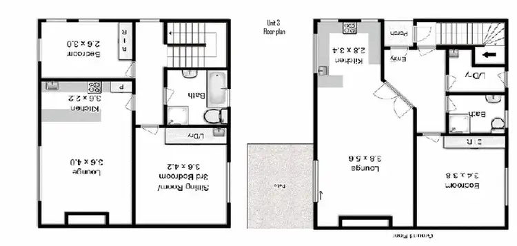 Floorplan of Homely semi-detached listing, 3/150 Wilmot Street, Port Sorell TAS 7307