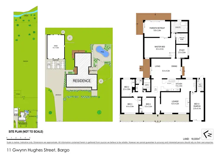 Floorplan of Homely rural property listing, 11 Gwynn Hughes Street, Bargo NSW 2574