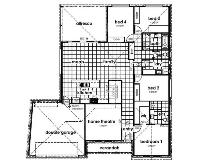 Floorplan of Homely house listing, 23 Elouera Drive, Irymple VIC 3498