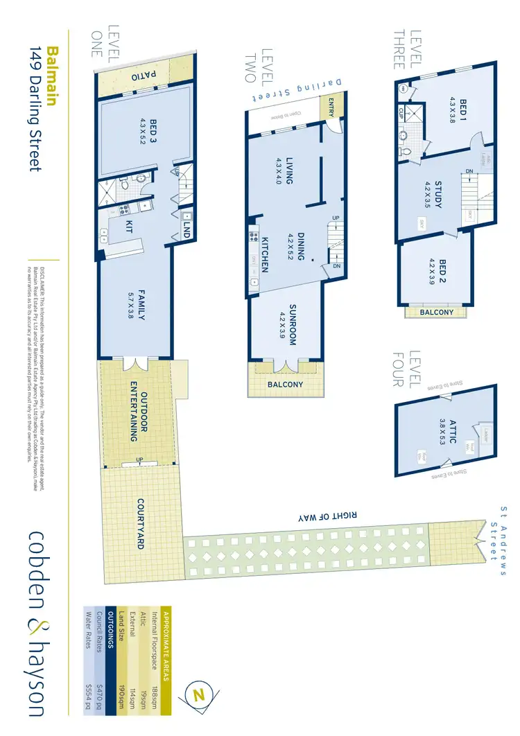 Floorplan of Homely house listing, 149 Darling Street, Balmain NSW 2041