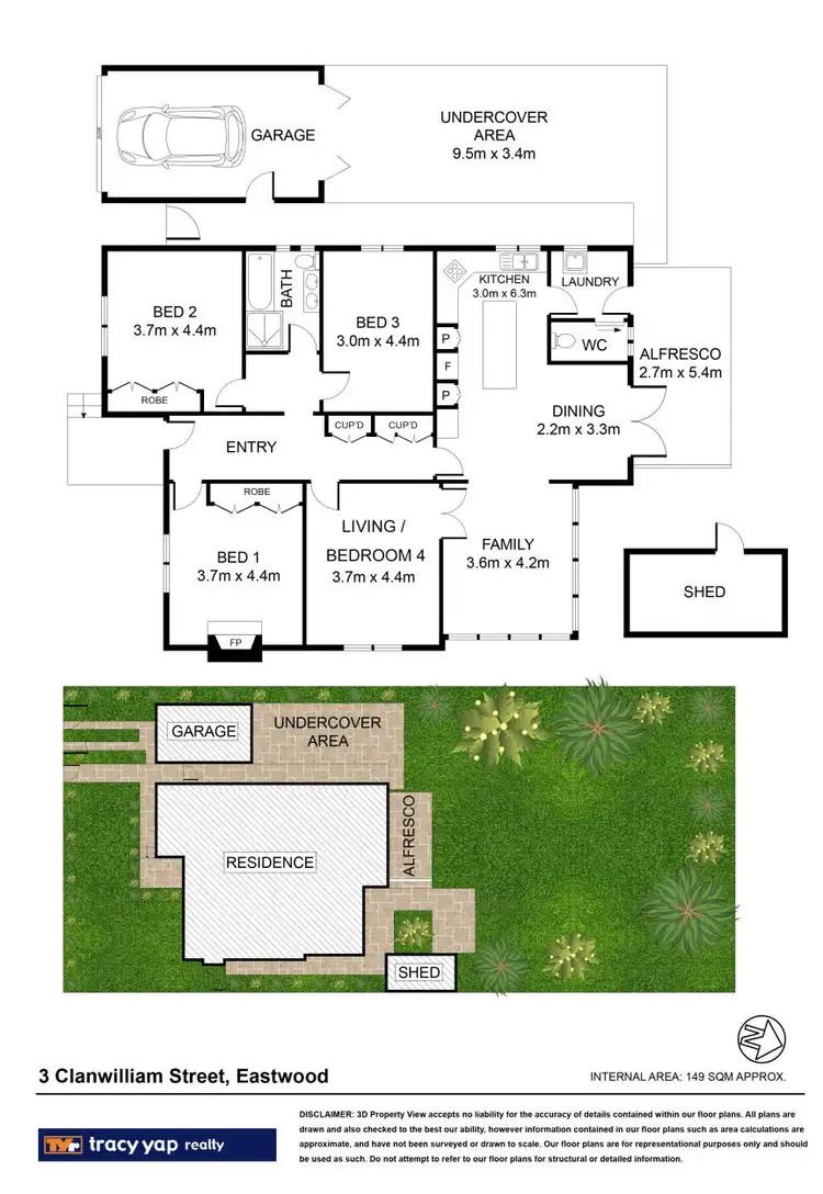 Floorplan of Homely house listing, 3 Clanwilliam Street, Eastwood NSW 2122