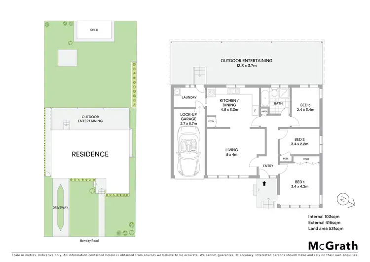 Floorplan of Homely house listing, 6 Bentley Road, Narara NSW 2250