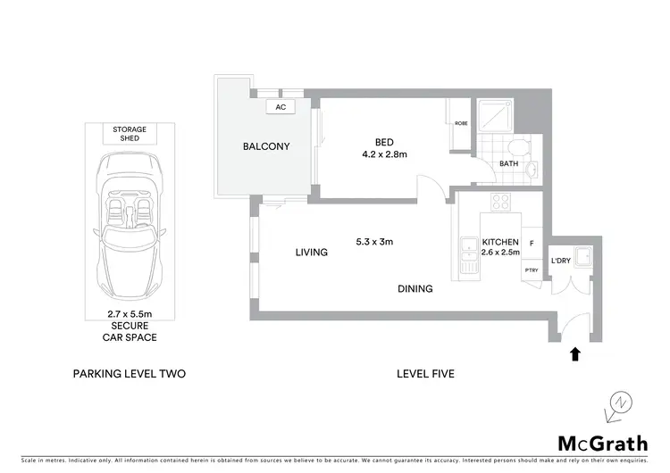 Floorplan of Homely unit listing, 51/236 Pacific Highway, Crows Nest NSW 2065