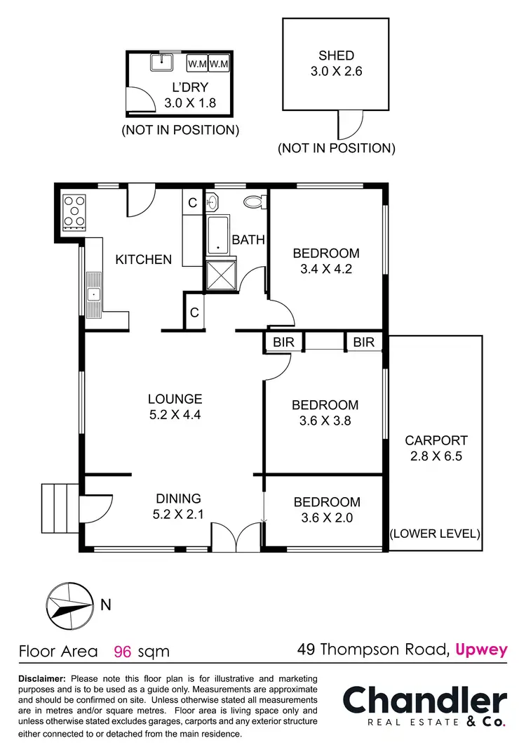Floorplan of Homely house listing, 49 Thompson Road, Upwey VIC 3158