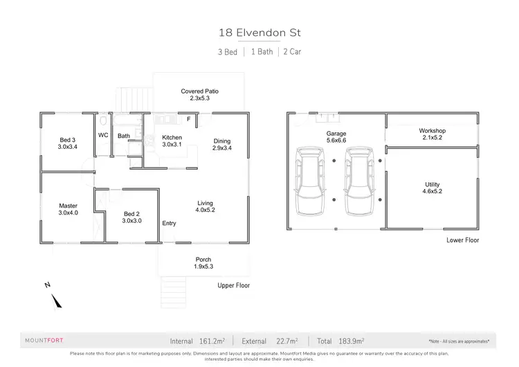 Floorplan of Homely house listing, 18 Elvendon Street, The Gap QLD 4061