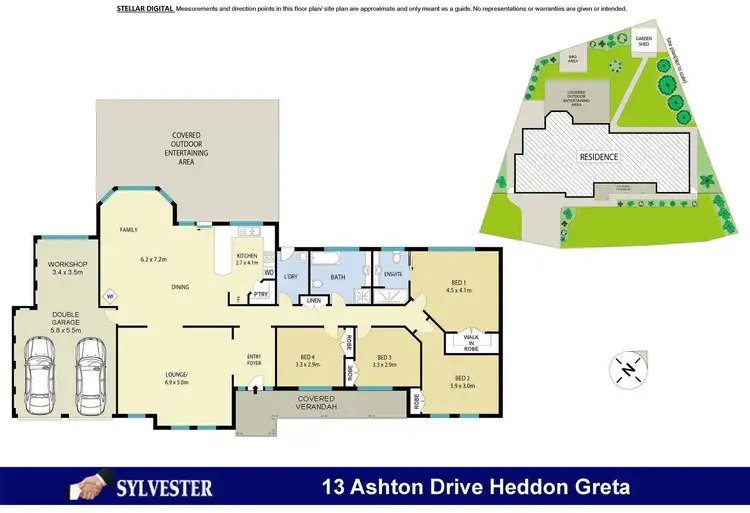 Floorplan of Homely house listing, 13 Ashton Drive, Heddon Greta NSW 2321