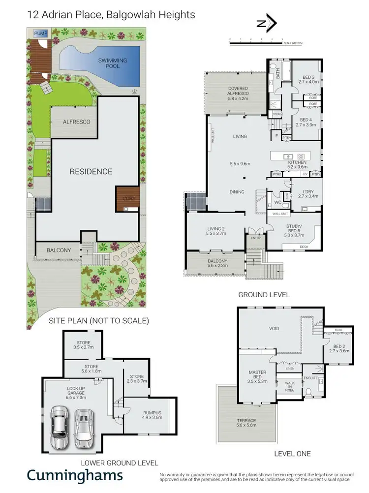 Floorplan of Homely house listing, 12 Adrian Place, Balgowlah Heights NSW 2093