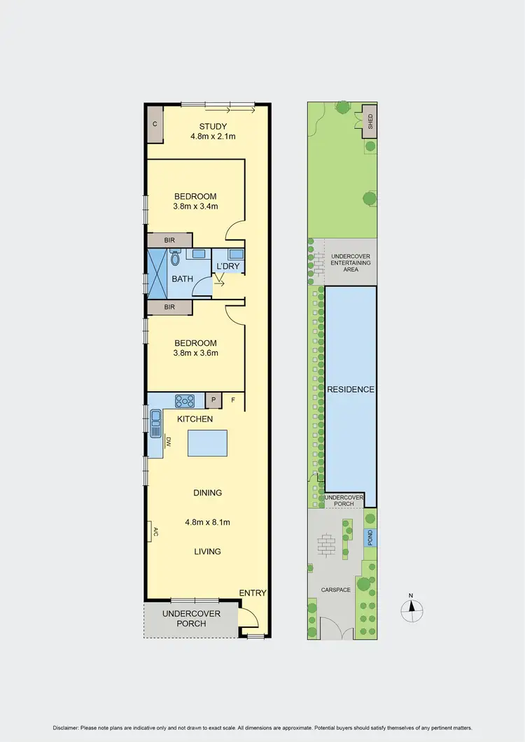 Floorplan of Homely house listing, 1/104 The Parade, Ascot Vale VIC 3032