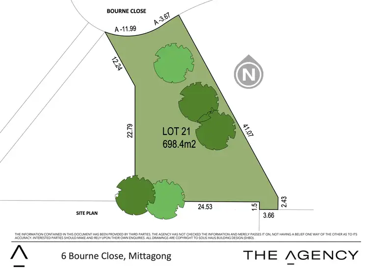 Floorplan of Homely land listing, LOT 21, 6 Bourne Close, Mittagong NSW 2575