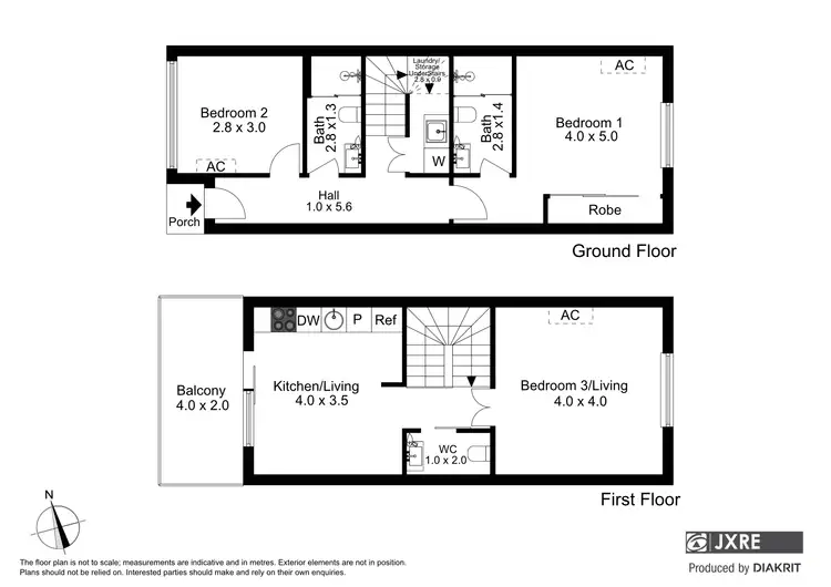 Floorplan of Homely townhouse listing, 3/26A Audsley Street, Clayton South VIC 3169