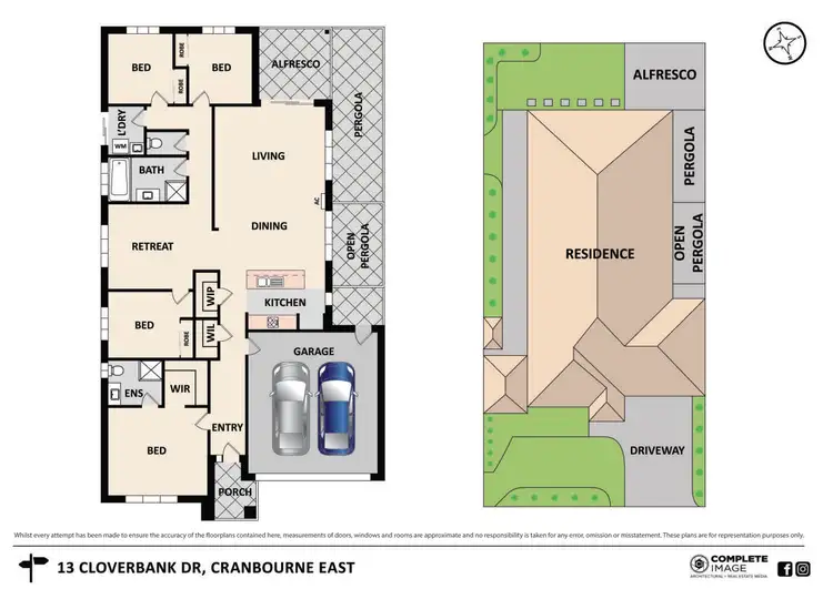 Floorplan of Homely house listing, 13 Cloverbank Drive, Cranbourne East VIC 3977