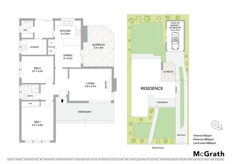 Floorplan of Homely house listing, 104 Ballarat Road, Hamlyn Heights VIC 3215