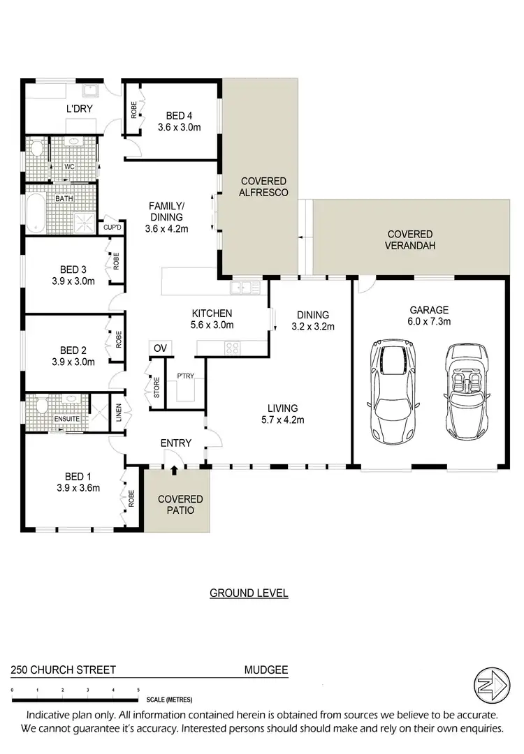 Floorplan of Homely house listing, 250 Church Street, Mudgee NSW 2850