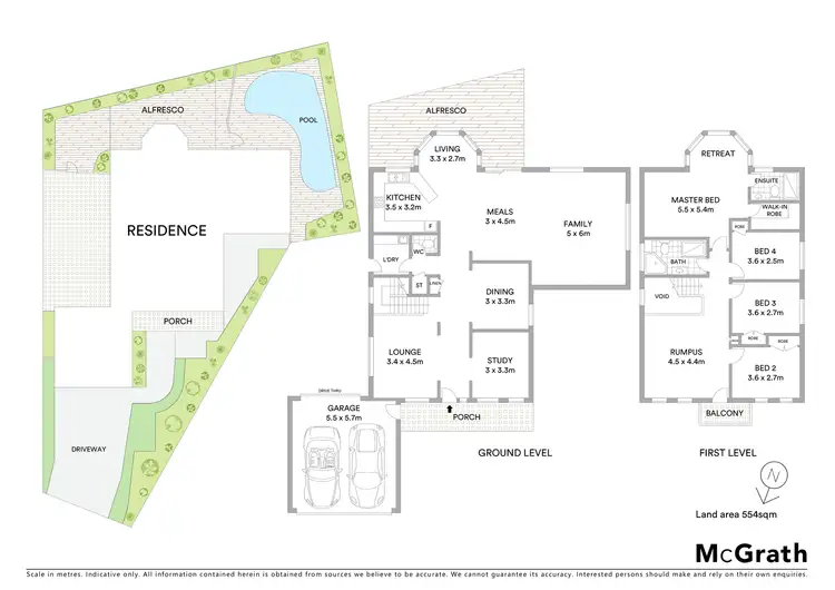 Floorplan of Homely house listing, 7 Wexford Grove, Kellyville Ridge NSW 2155