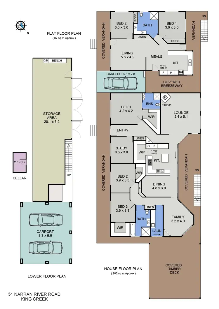 Floorplan of Homely house listing, 51 Narran River Road, King Creek NSW 2446