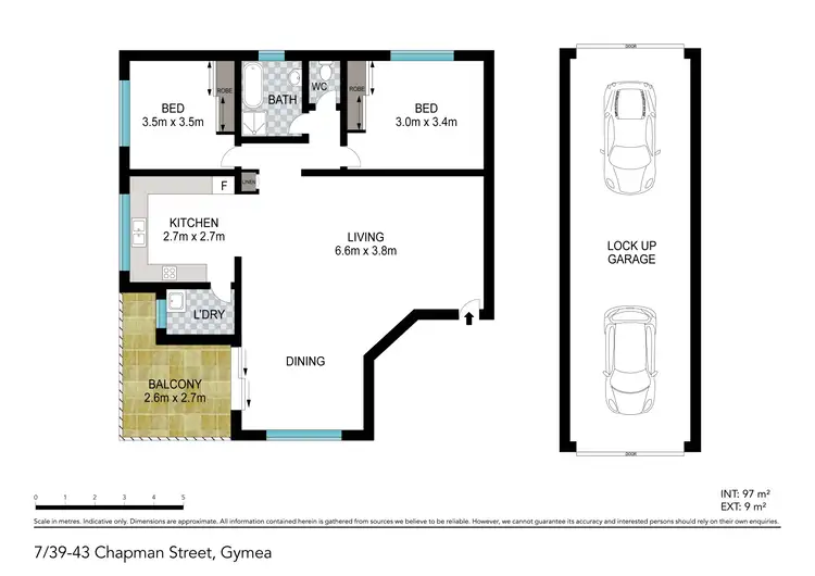 Floorplan of Homely unit listing, 7/39-43 Chapman Street, Gymea NSW 2227