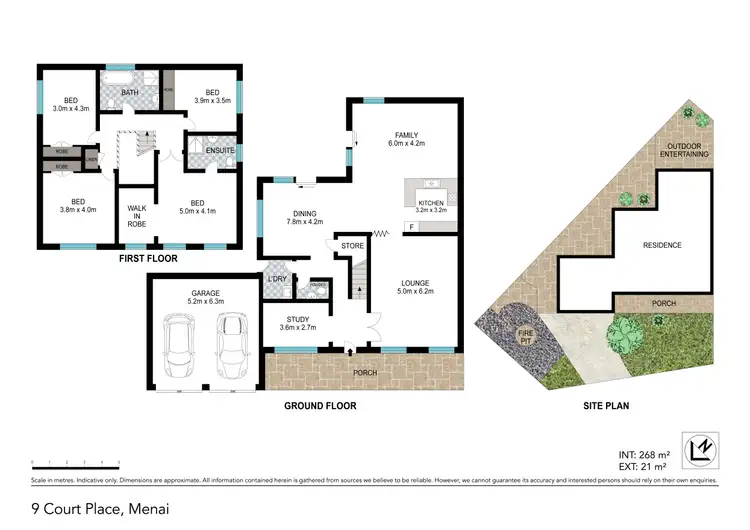 Floorplan of Homely house listing, 9 Court Place, Menai NSW 2234