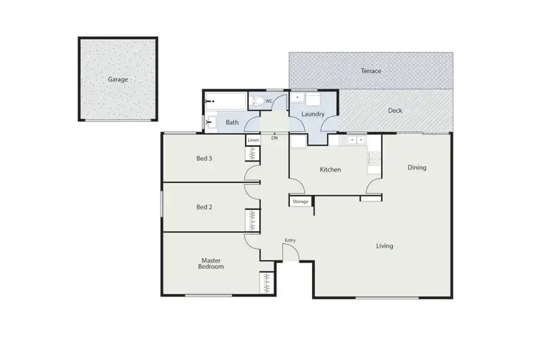 Floorplan of Homely house listing, 17 De Chair Street, Deakin ACT 2600