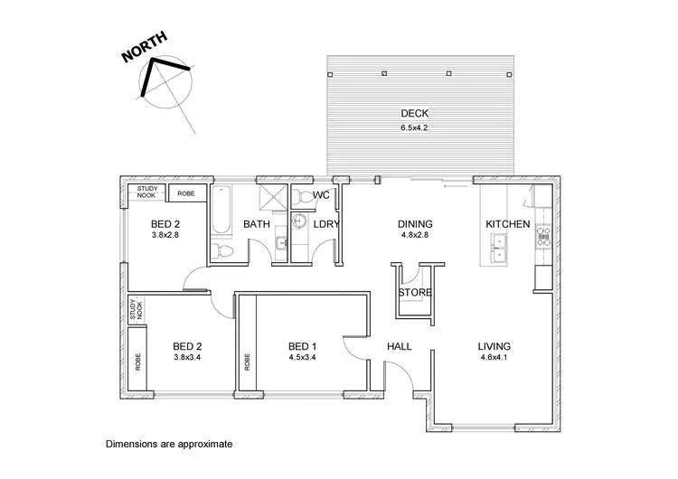 Floorplan of Homely house listing, 11 Pope Street, Hughes ACT 2605